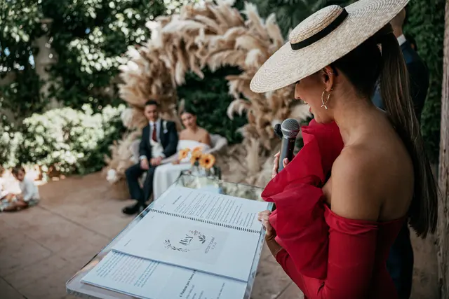 Boda de Yoanna y Héctor en El Mas de Anna, Alginet ceremonia