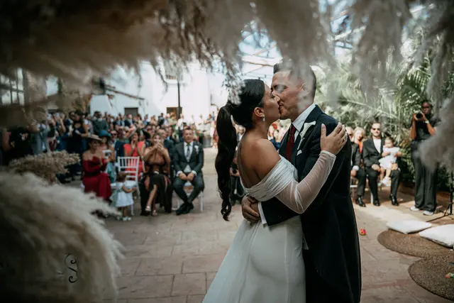 Boda de Yoanna y Héctor en El Mas de Anna, Alginet ceremonia portada