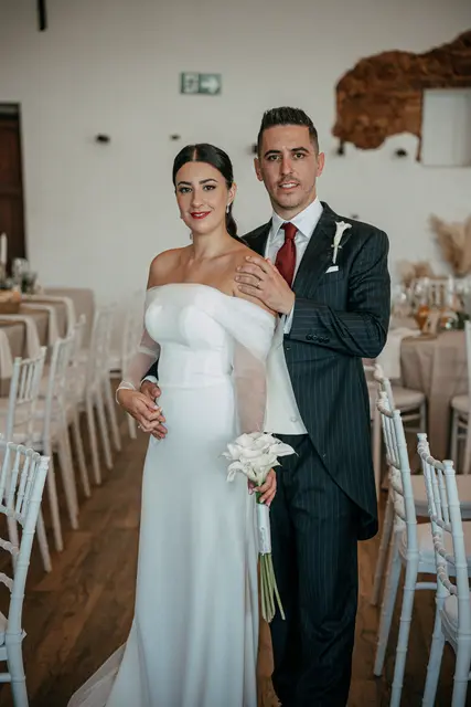 Boda de Yoanna y Héctor en El Mas de Anna, Alginet portada sesion pareja