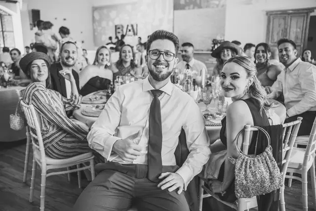 Boda de Yoanna y Héctor en El Mas de Anna, Alginet BW banquete