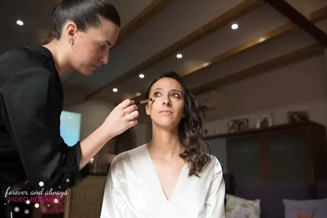 maquillaje de la novia