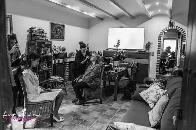 maquillaje de la novia