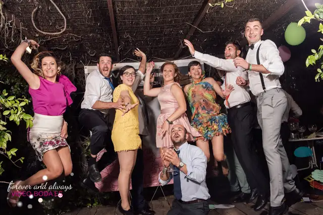 photocall con revelado en la boda