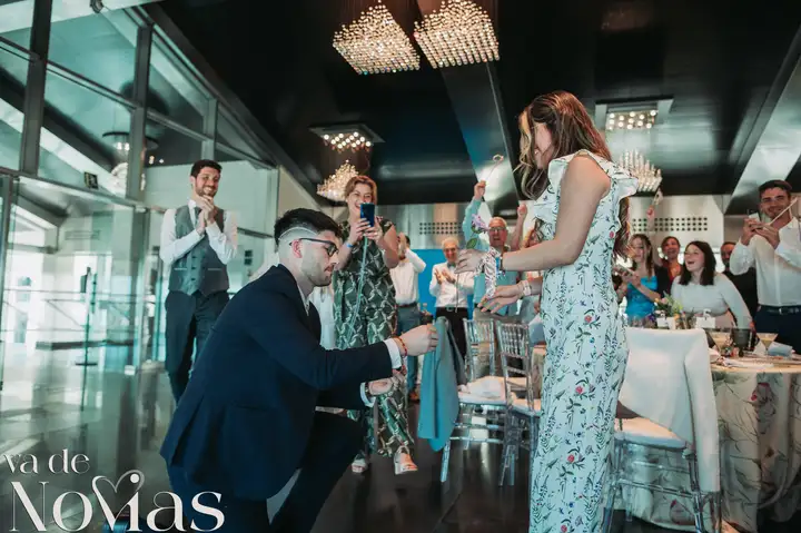 boda hotel las arena angela sergio banquete emotivas