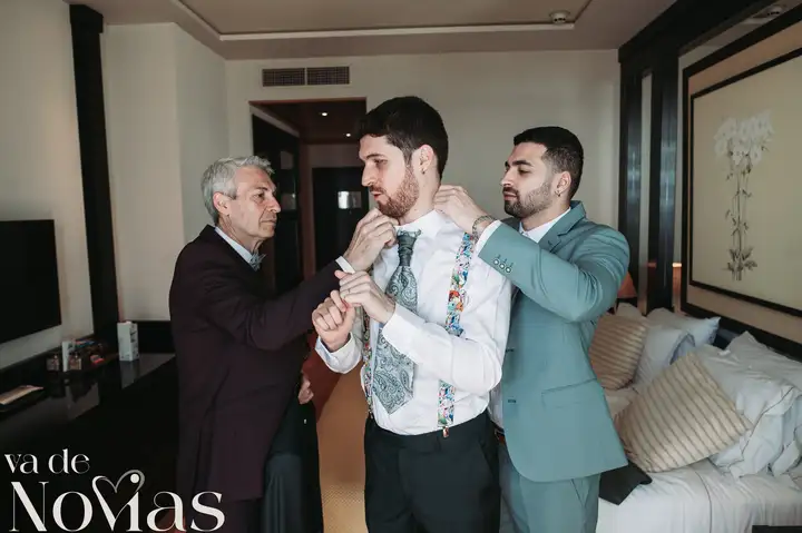 boda hotel las arena angela sergio preparativos