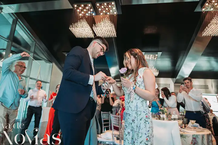 boda hotel las arena angela sergio banquete emotivas