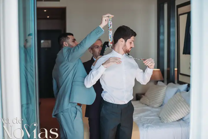 boda hotel las arena angela sergio preparativos