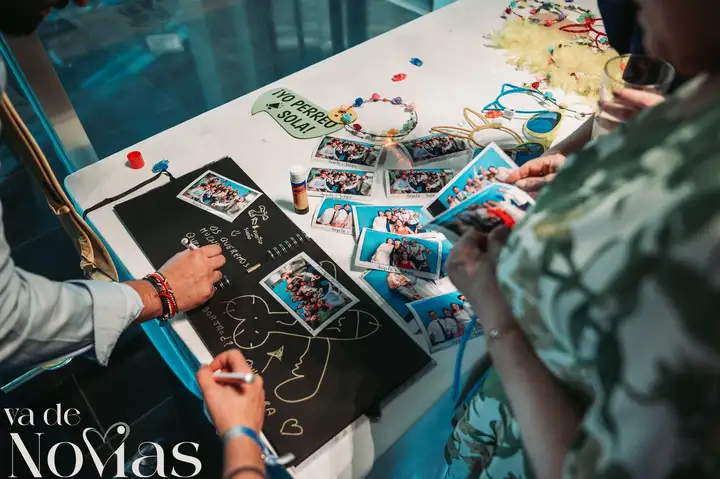 boda hotel las arena angela sergio photocall portada