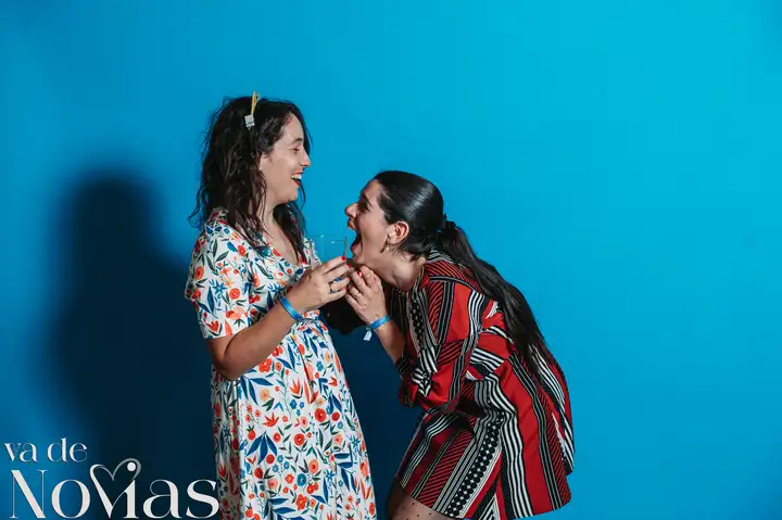 boda hotel las arena angela sergio photocall