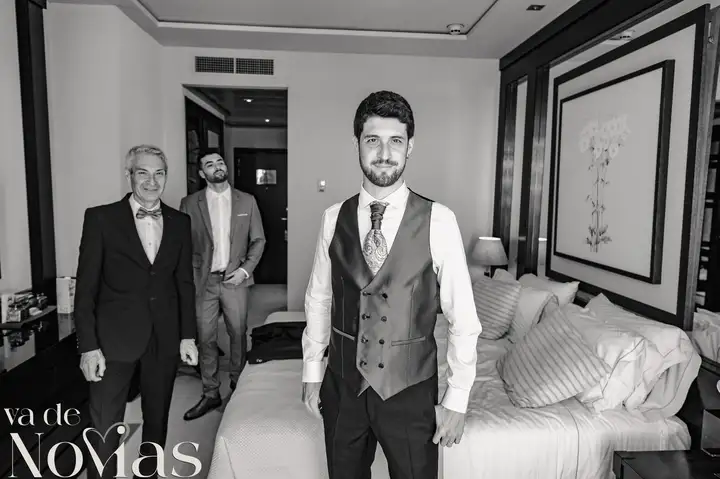 boda hotel las arena angela sergio BW preparativos