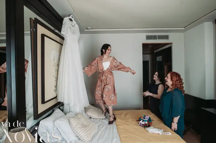 boda hotel las arena angela sergio divertidas portada preparativos