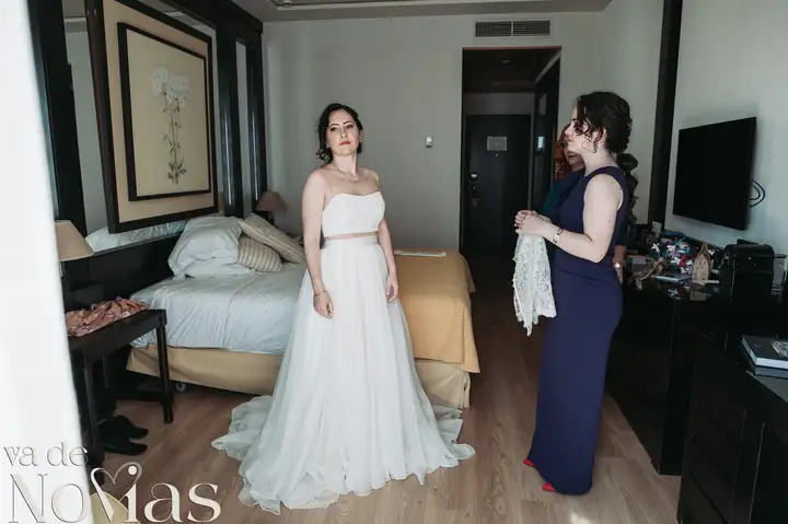 boda hotel las arena angela sergio preparativos