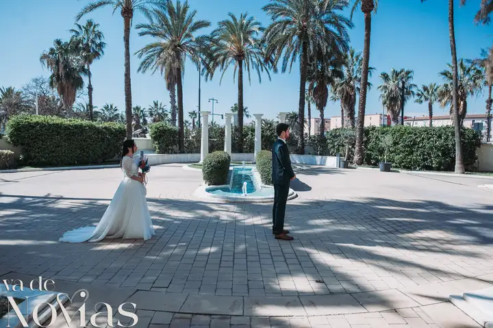 boda hotel las arena angela sergio portada sesion pareja