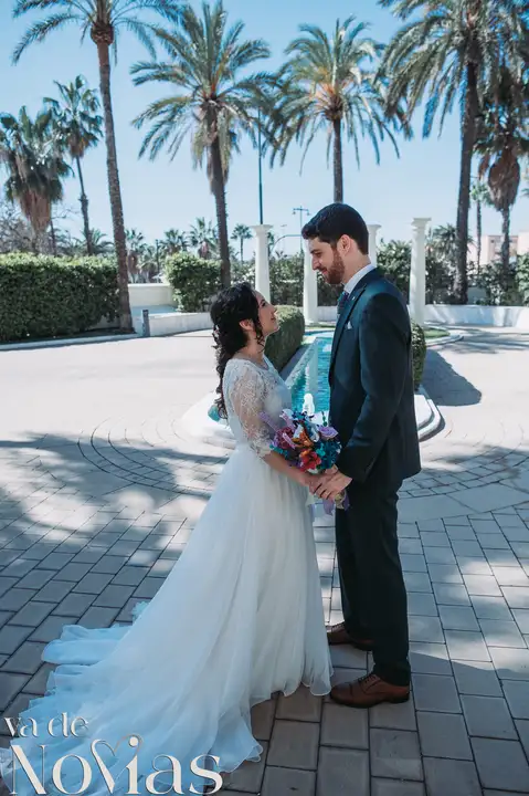 boda hotel las arena angela sergio sesion pareja