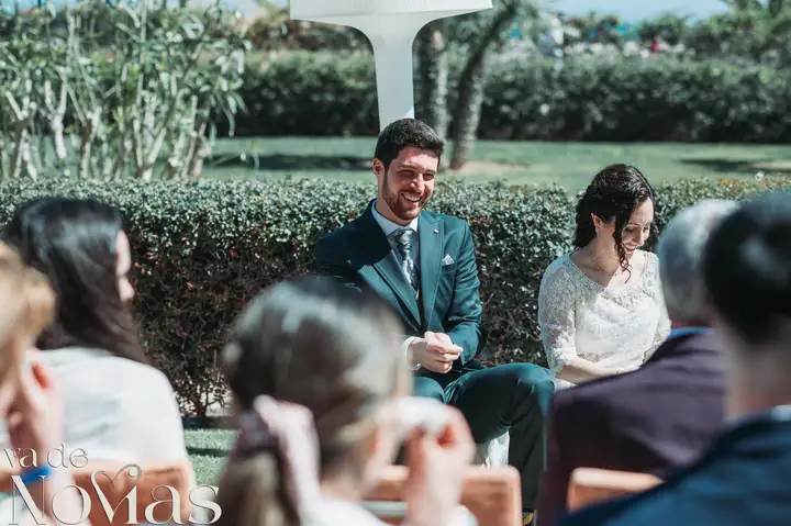 boda hotel las arena angela sergio ceremonia