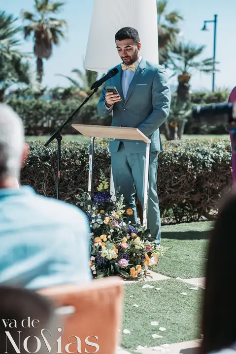 boda hotel las arena angela sergio ceremonia