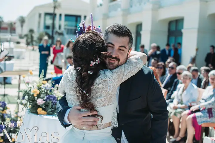 boda hotel las arena angela sergio ceremonia