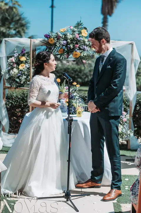 boda hotel las arena angela sergio ceremonia sesion pareja