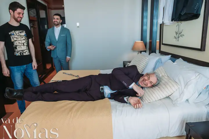 boda hotel las arena angela sergio preparativos