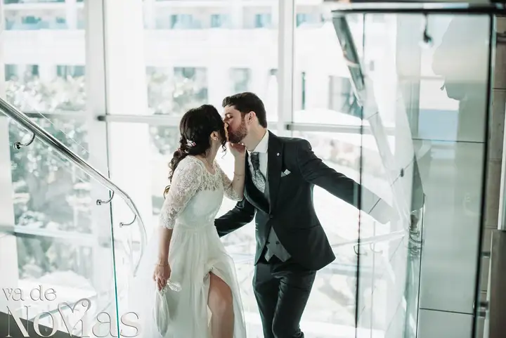 boda hotel las arena angela sergio portada sesion pareja