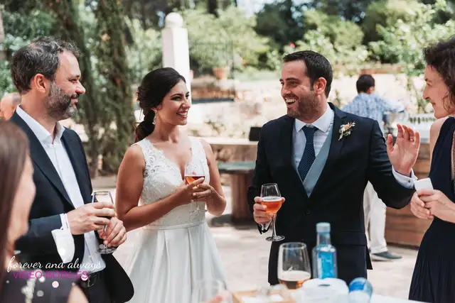 boda masia del carmen Laura Julian coctel