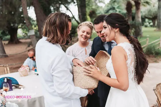 boda masia del carmen Laura Julian coctel