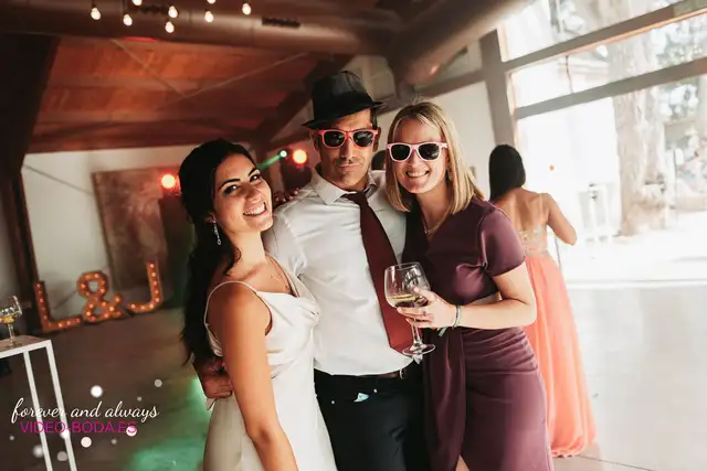 boda masia del carmen Laura Julian photocall