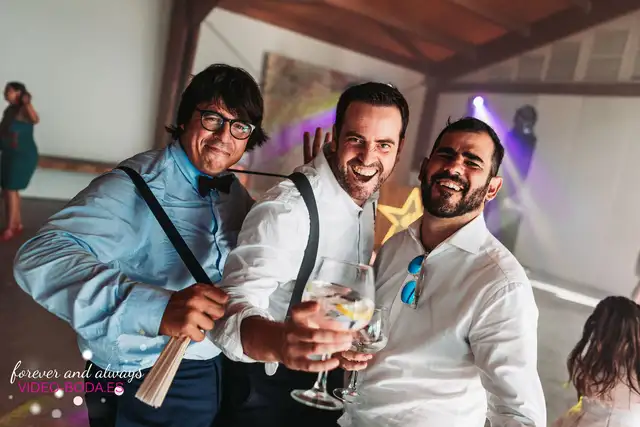 boda masia del carmen Laura Julian fiesta photocall