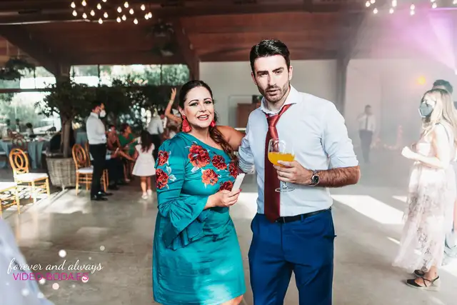 boda masia del carmen Laura Julian fiesta photocall