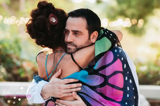 boda masia del carmen Laura Julian fiesta photocall