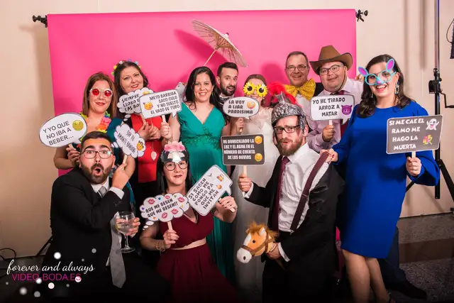 reportaje de boda san patricio photocall