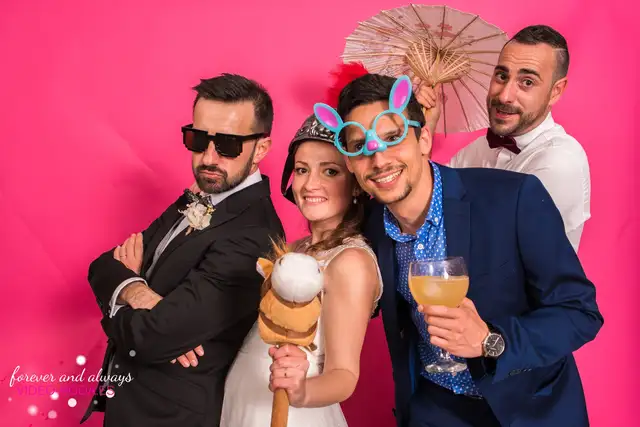 reportaje de boda san patricio photocall