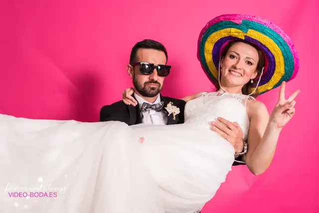 reportaje de boda san patricio photocall