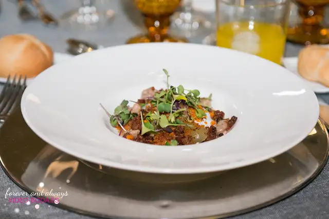 primer plato boda aldamar