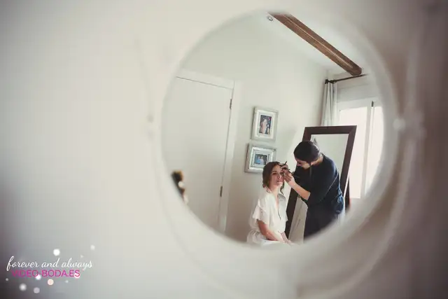 maquillaje de la novia