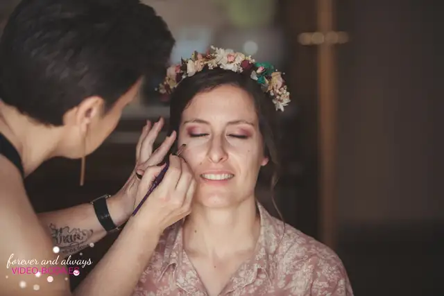 maquillaje de la novia