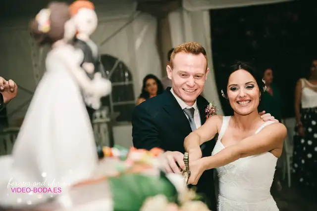 fotografía boda tarta nupcial