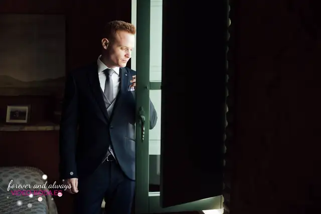 fotografía retrato boda fumando