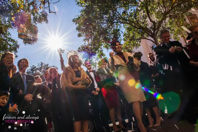 salida de los novios