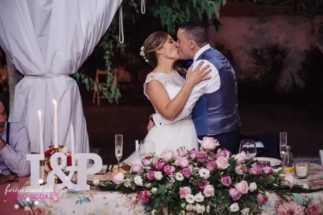 fotografías cena boda mas del olmo