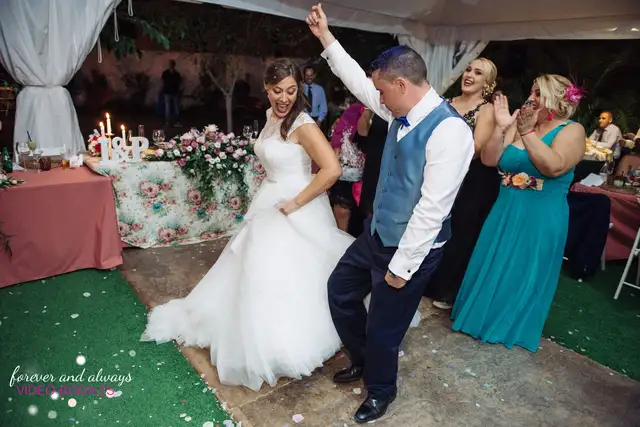 fotografías cena boda mas del olmo