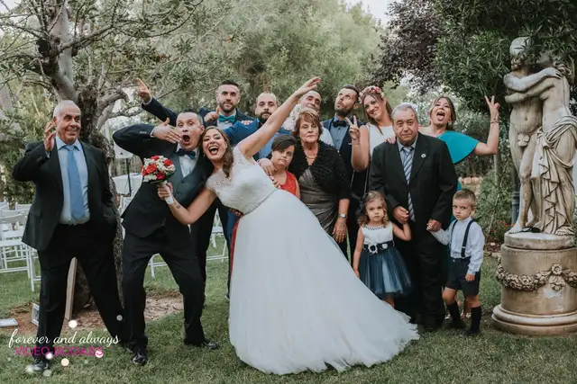 fotografías cena boda mas del olmo