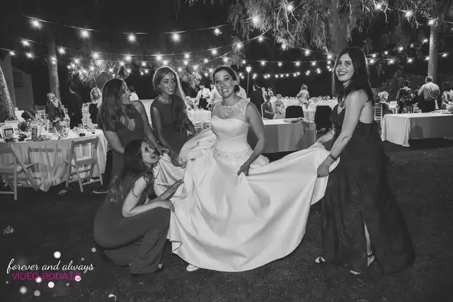 novios cena boda campo golf valencia