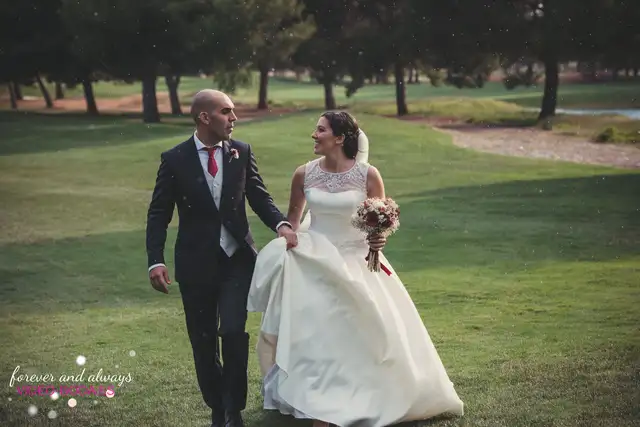 novios boda campo golf valencia
