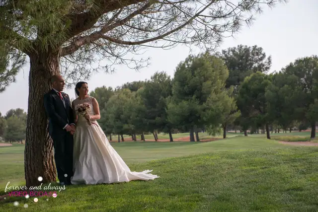 novios boda campo golf valencia