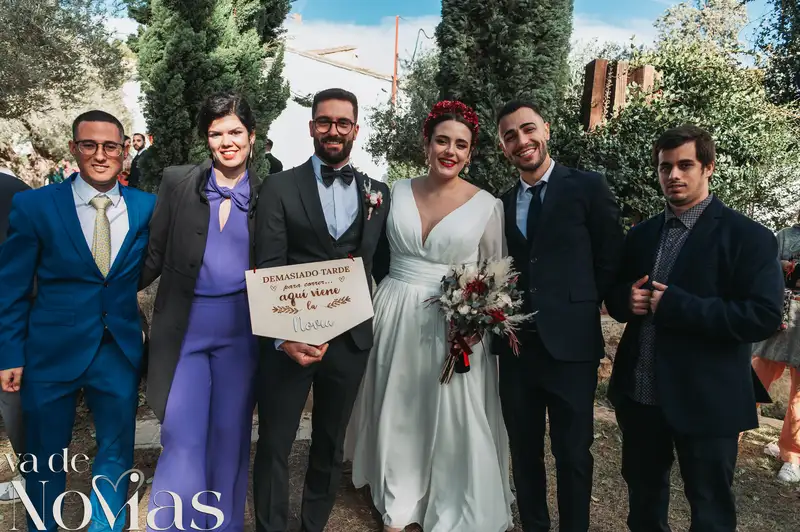 boda masia niñerola maria cristian coctel grupales