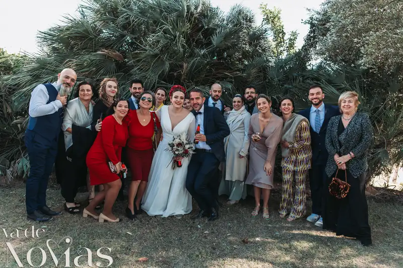 boda masia niñerola maria cristian coctel grupales