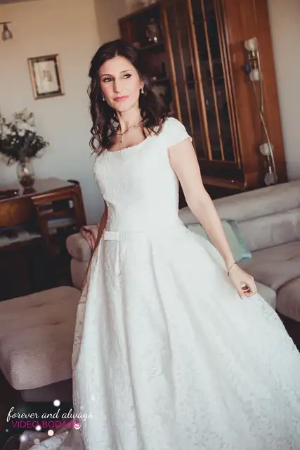 fotografías retrato novia vestido pronovias