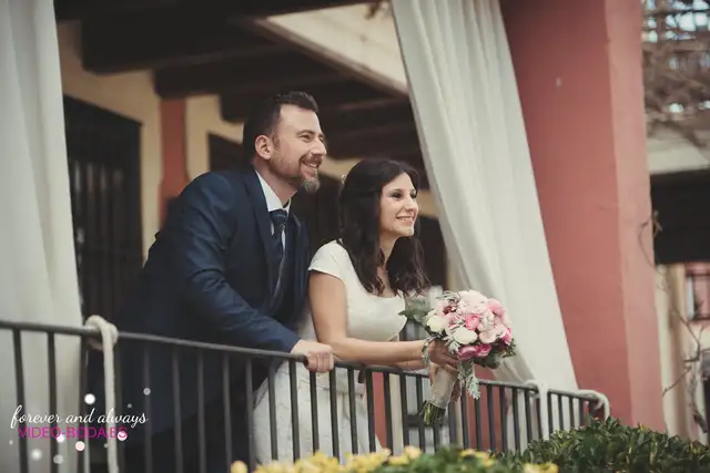 fotografías reportaje novios villa delia