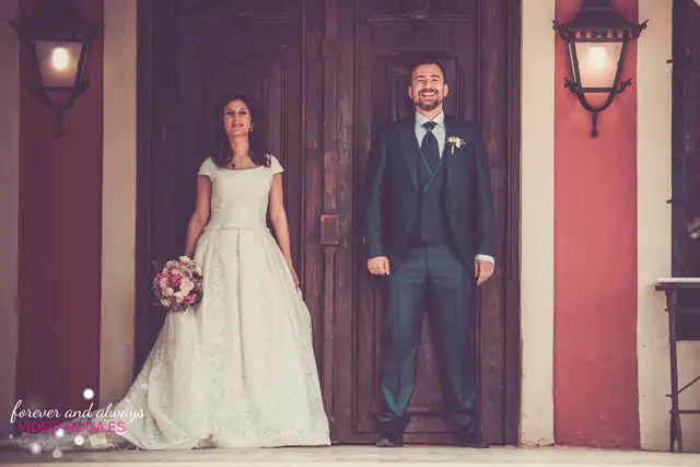 fotografías reportaje novios villa delia